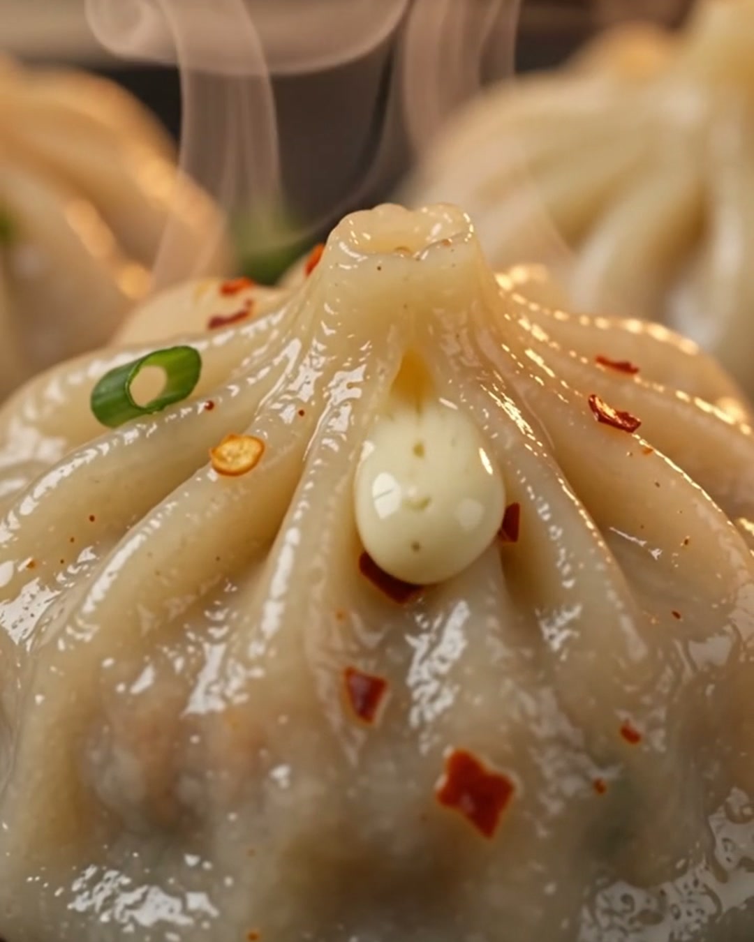 Chicken Cheese Momos by Kuku Fries